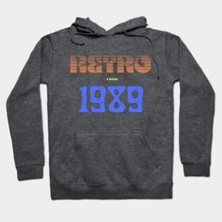 Retro Birthyear 1989 Hoodie